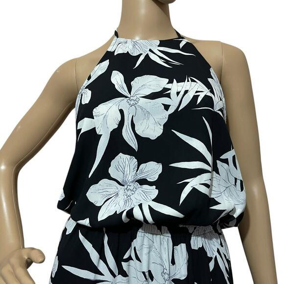 Show Me Your Mumu Heather Halter Maxi Dress in Lily Collins Tropical Print XS - Picture 3 of 7